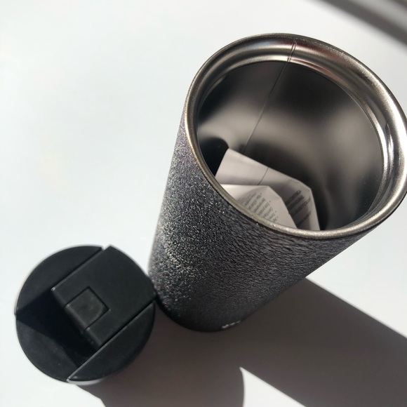 STARBUCKS BLACK GRANITE SPARKLY INSULATED TUMBLER 12OZ. - Picture 5 of 8